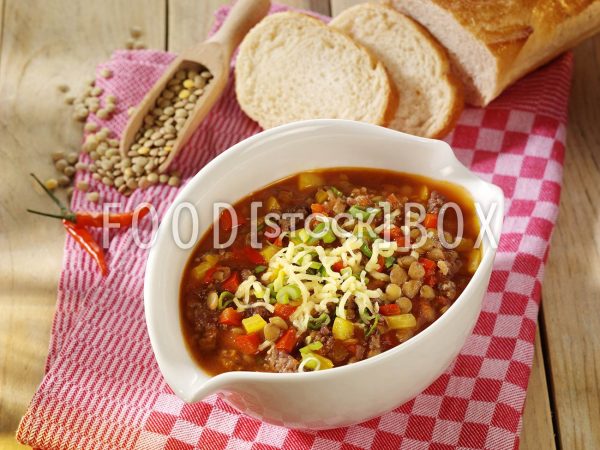 Linsen-Chili con Carne 3