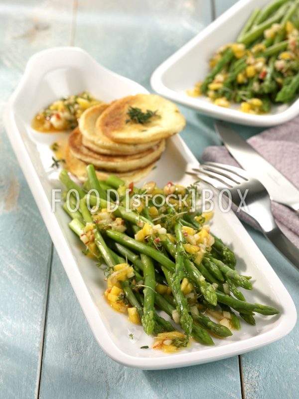 Marinierte Spargel mit Pancakes 2