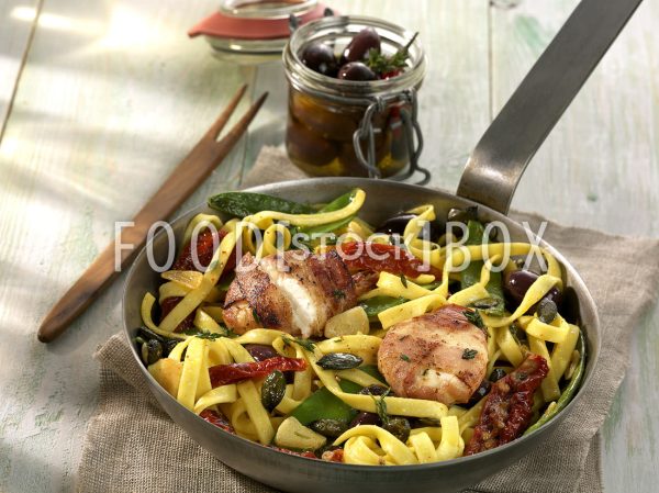 Mediterrane Pastapfanne 2