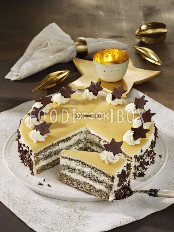 Mohn-Marzipan-Torte