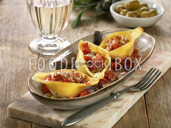 Nudelauflauf mit Tomatensauce und Parmesan 2