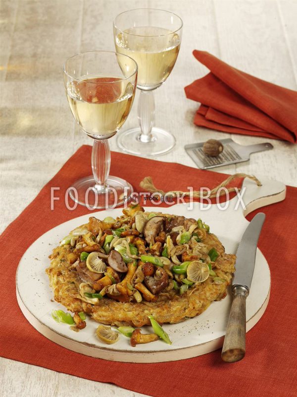 Ofen-Rösti mit Pilzen