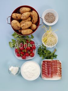 Ofenkartoffel mit Dip Step 1
