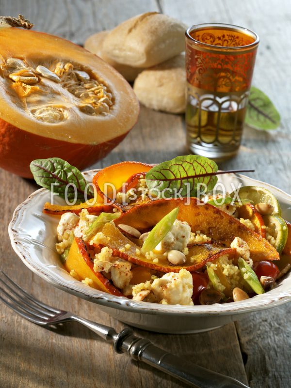 Ofenkürbis mit Couscous