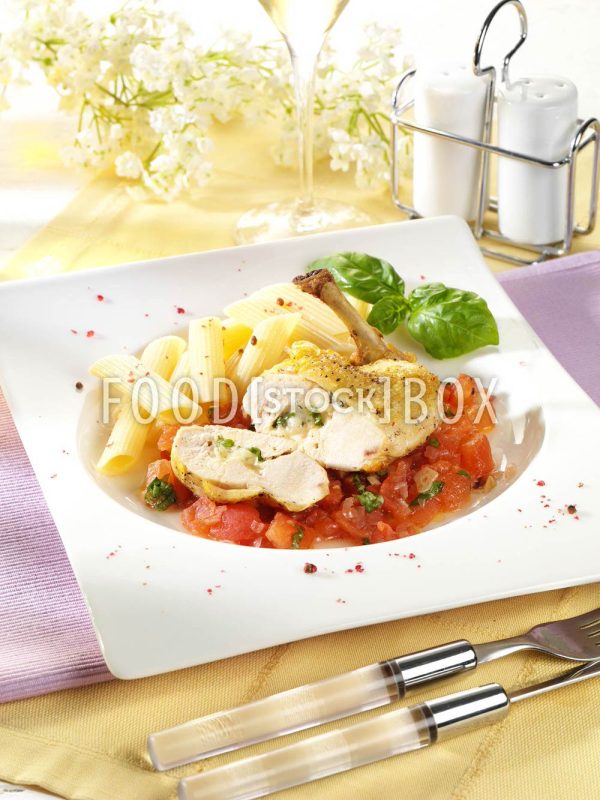 Poulardenbrust mit Parmaschinken