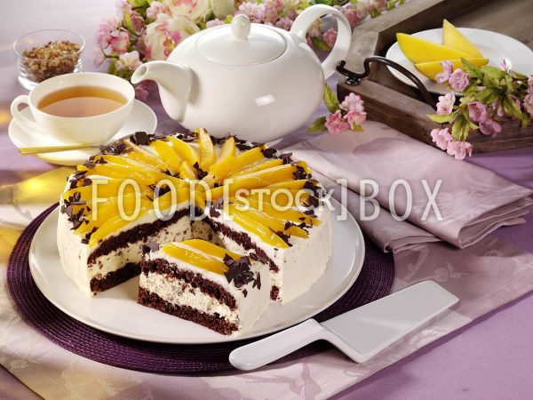 Mango-Schokoladentorte