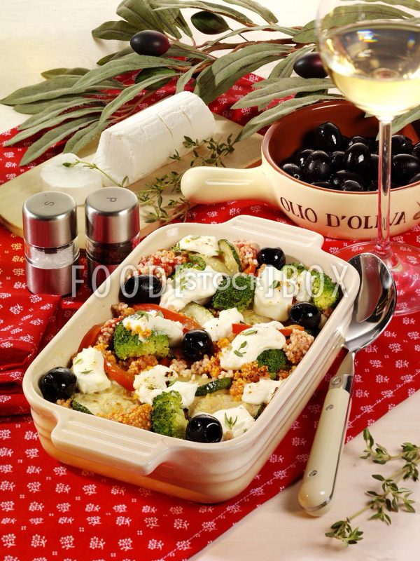 Mediterraner Couscous-Auflauf