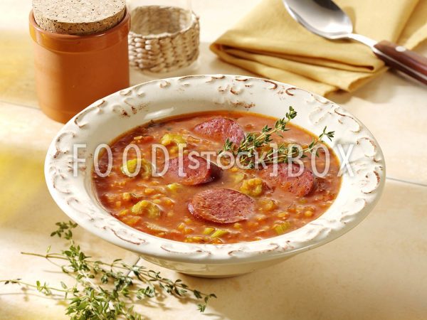 Mediterrane Linsensuppe