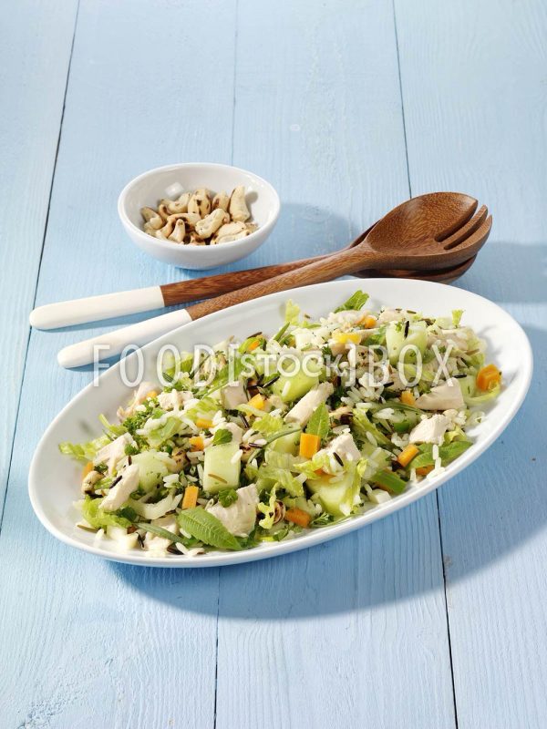 Melonen-Hähnchen-Salat