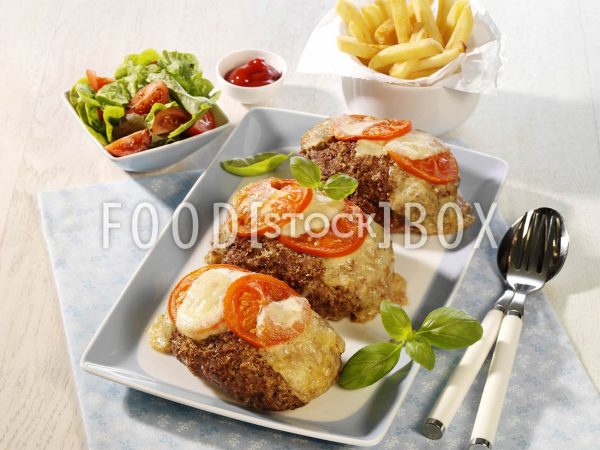 Mini-Hackbraten mit Tomate und Mozzarella 2