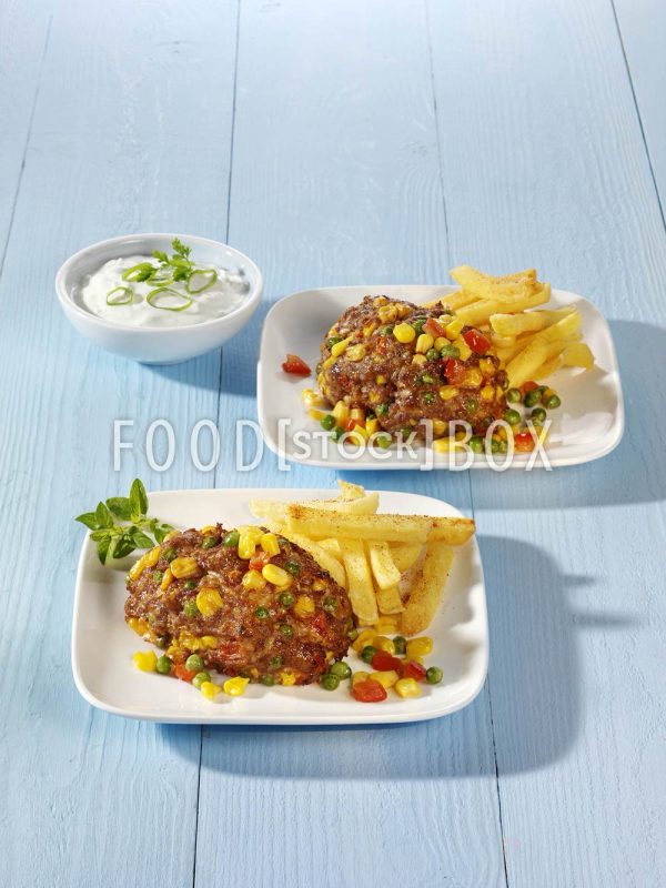 Mini-Hackbraten mit Gemüse