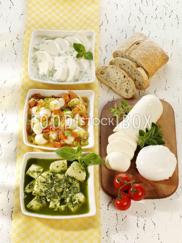 Marinierter Mozzarella
