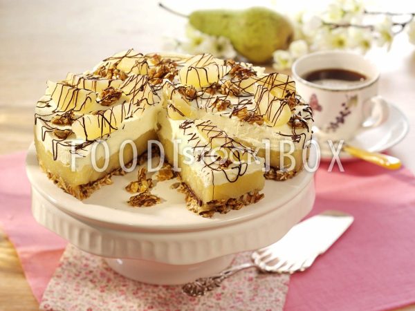 Müslitorte mit Birnen 2