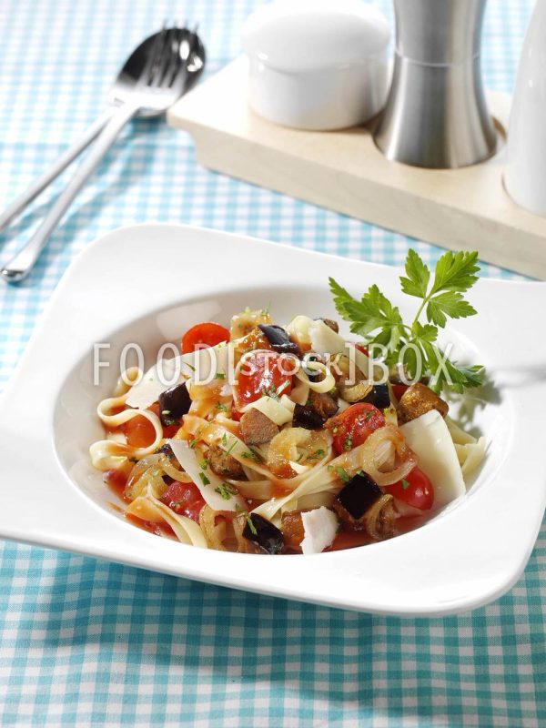 Nudeln mit Auberginen-Sugo 2