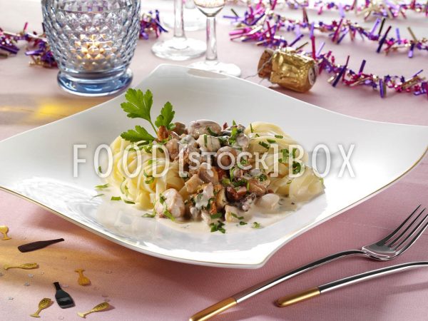 Nudeln mit Kastanien und Waldpilzen 2