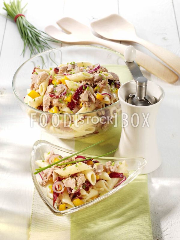Nudelsalat mit Thunfisch und Paprika 2