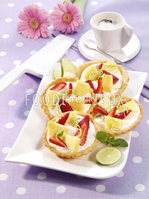 Obsttörtchen mit Limettencreme 2