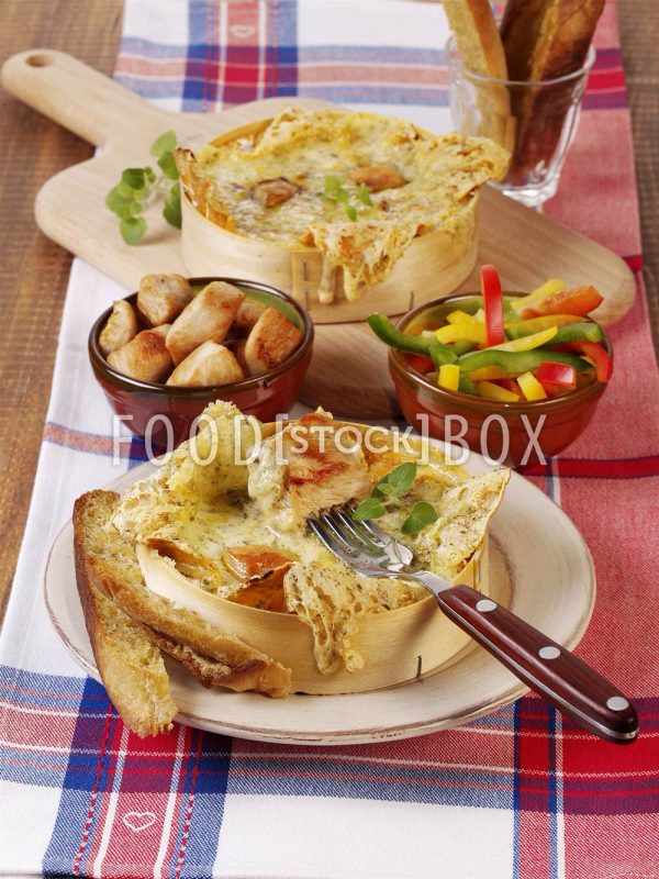 Ofenkäse mit Pute