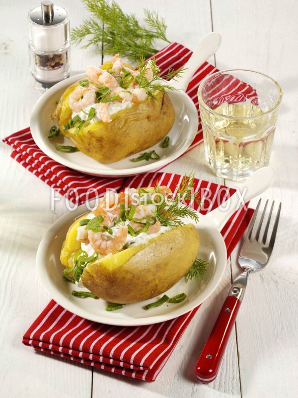Ofenkartoffeln mit Krabben