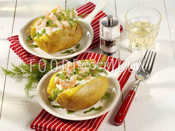 Ofenkartoffeln mit Krabben 2