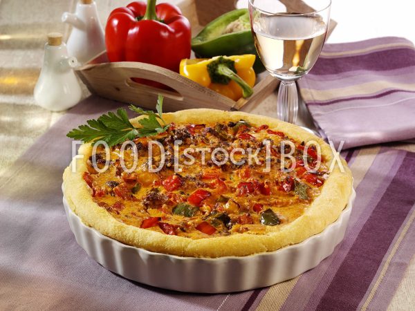 Paprika-Quiche