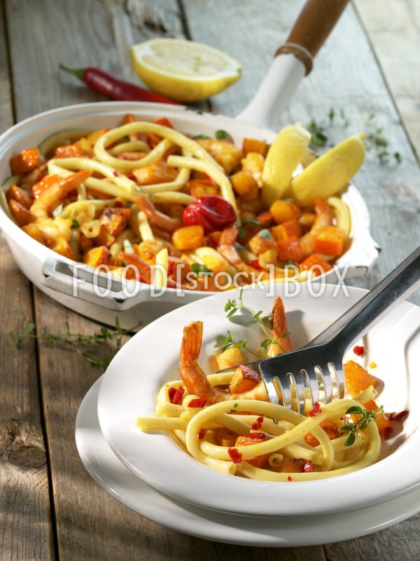 Pfannen-Makkaroni mit Kürbis
