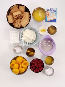 Pfirsich-Melba-Käsekuchen  Step 1