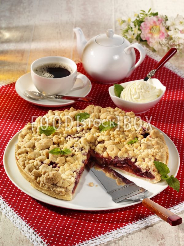 Pflaumenkuchen mit Streuseln