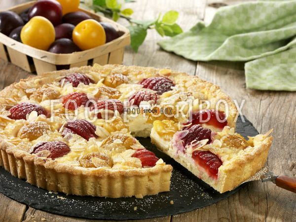 Pflaumentarte mit Quarkfüllung 2