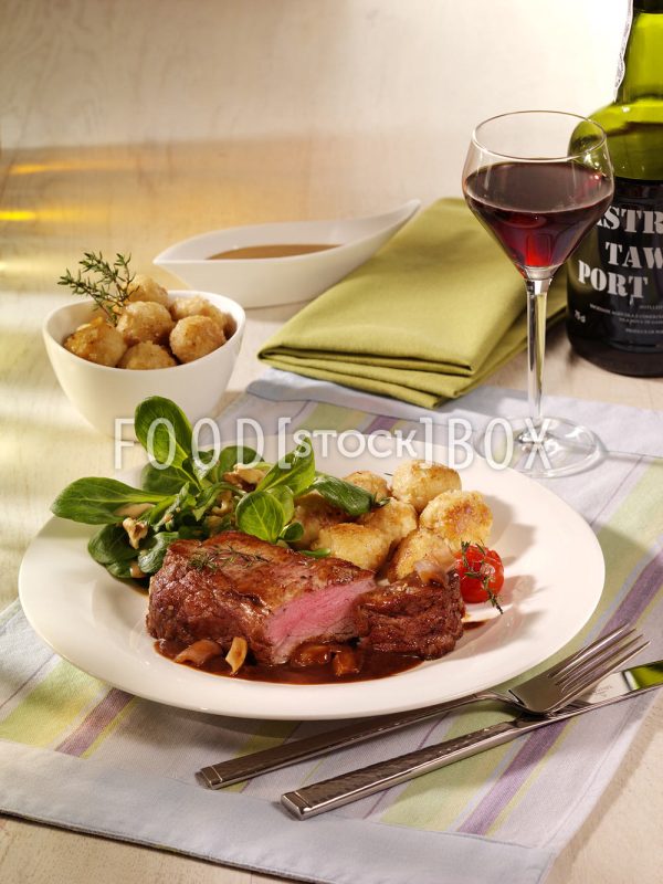 Portwein-Steaks