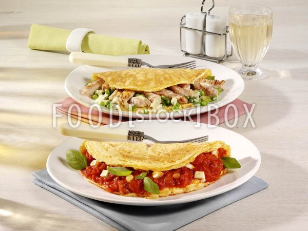 Omelett mit Putencurry 2