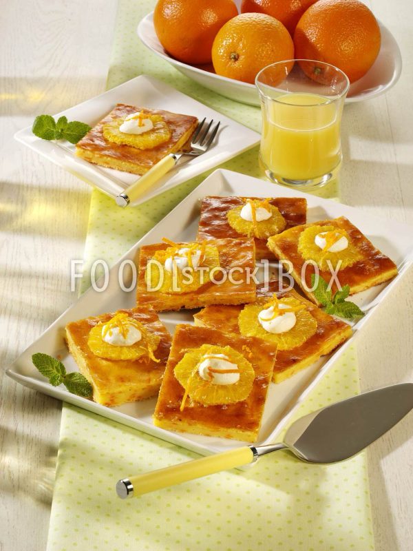 Orangen-Blechkuchen