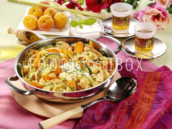 Orientalische Geflügel-Reis-Pfanne 2