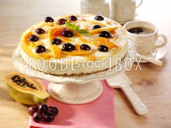 Weintrauben-Papaya-Torte 2