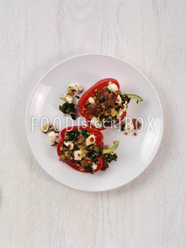 Paprika mit Couscous-Füllung