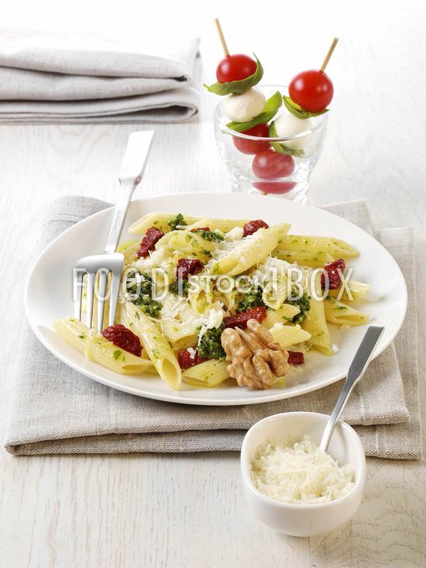 Penne mit Spinatpesto 1