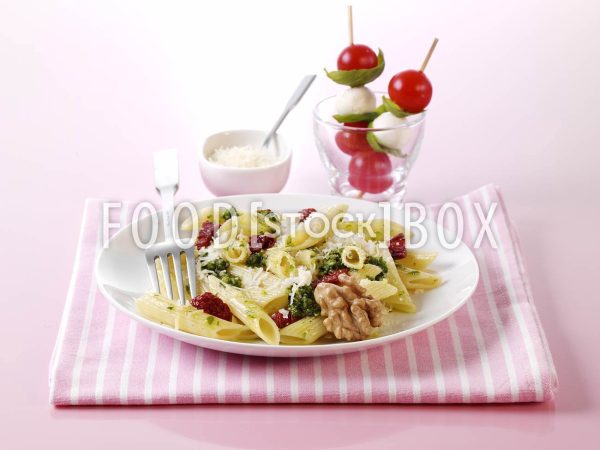 Penne mit Spinatpesto 2