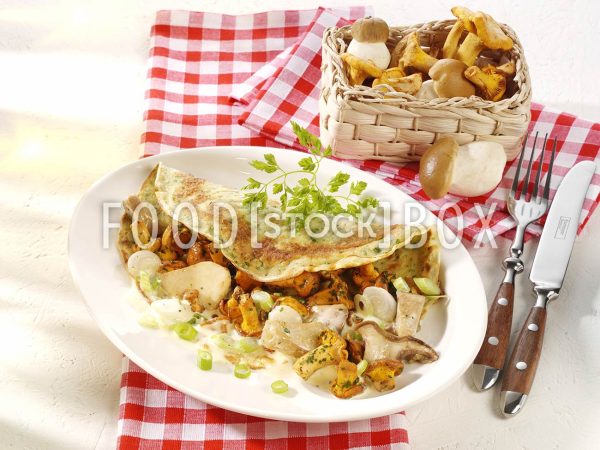 Pfannkuchen mit Kräutern 2