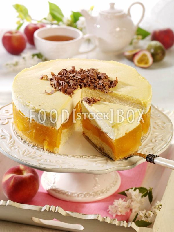 Pfirsich-Maracuja-Joghurttorte