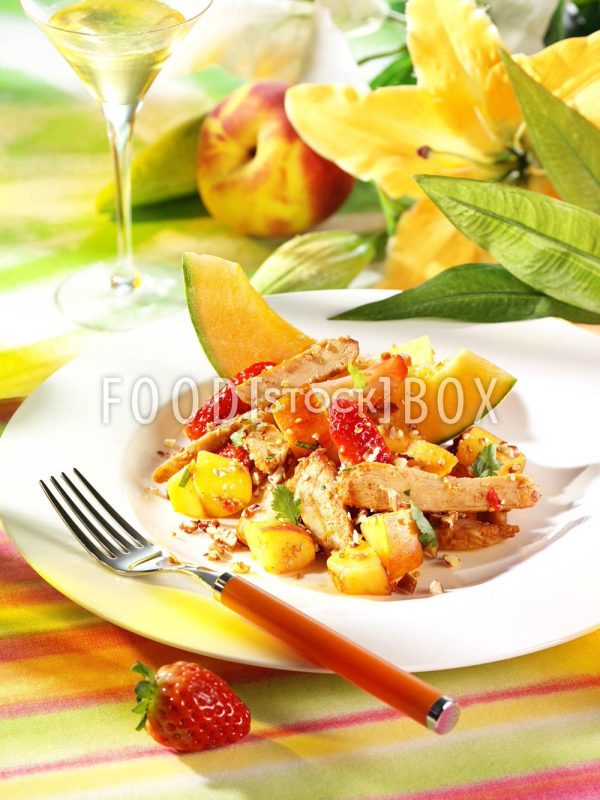 Pikanter Obstsalat