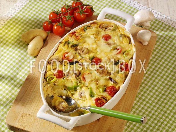 Pilz-Auflauf mit Tomaten 2