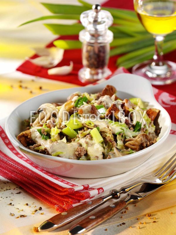 Pilz-Wirsing-Pfanne