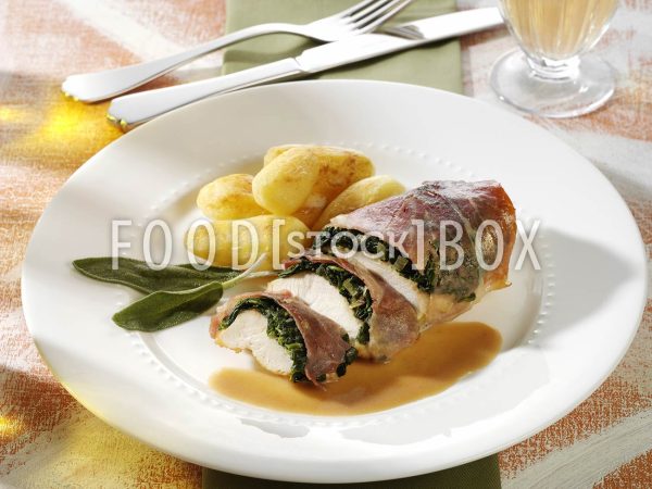 Poulardenbrust mit Parmaschinken3