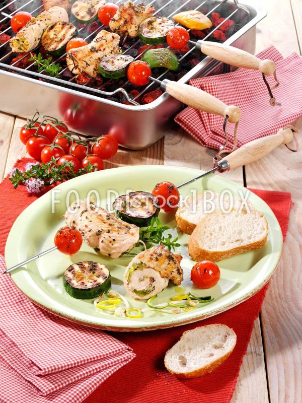 Putenröllchen mit Gemüse