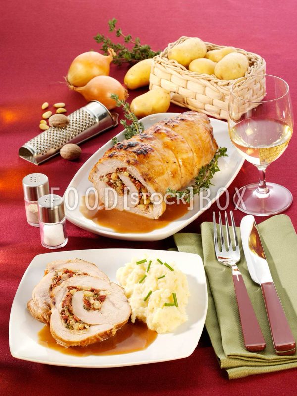 Putenrollbraten mit Tomatenfüllung 2