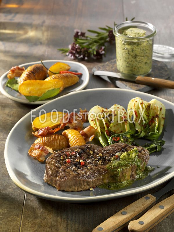 Rinderhüftsteak mit Mini-Pak-Choi