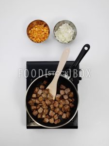 Rindfleisch mit Bohnen & Kartoffelhaube aus dem Ofen  Step 3