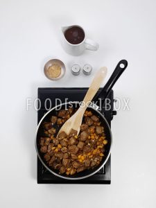 Rindfleisch mit Bohnen & Kartoffelhaube aus dem Ofen  Step 4