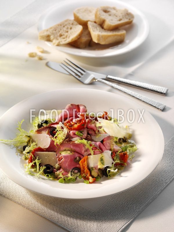 Roastbeef-Salat zu Silvester