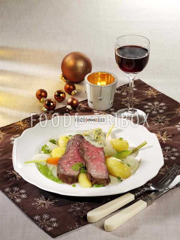 Roastbeef mit Gemüse